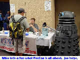Mike and a fan and Joe at Sci-Fi Expo 2004