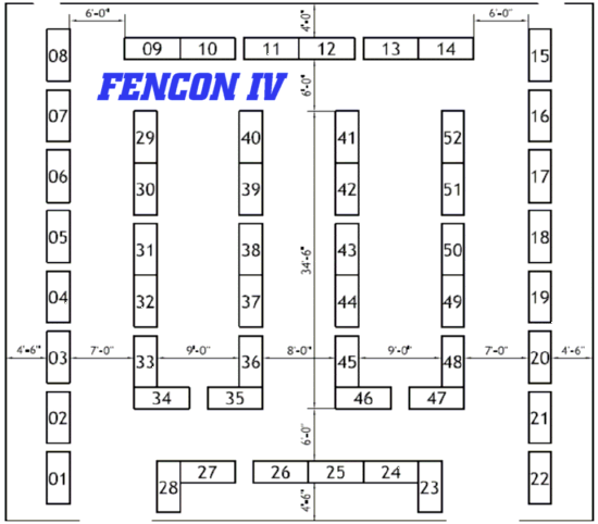 FenCon IV Dealer's Room Map