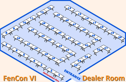 FenCon VI Dealer's Room Map