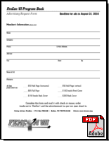 2010 Program Book Ad Request Form (516kb)