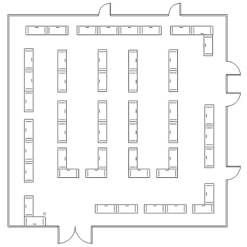 FenCon VIII Dealer's Room Map
