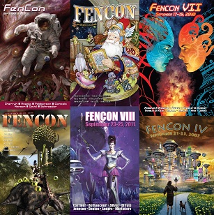 previous FenCon souvenir program books