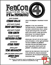 2007 FenCon convention flyer (available for download)