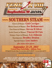 2011 FenCon convention flyer (available for download)