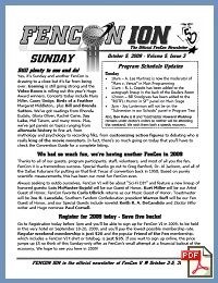 2008 FenCon ION newsletter #3